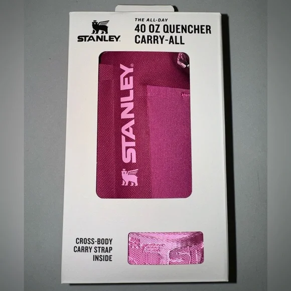✨🆕 Stanley All Day 40 oz. Quencher Carry-All Fuchsia - Picture 2 of 4